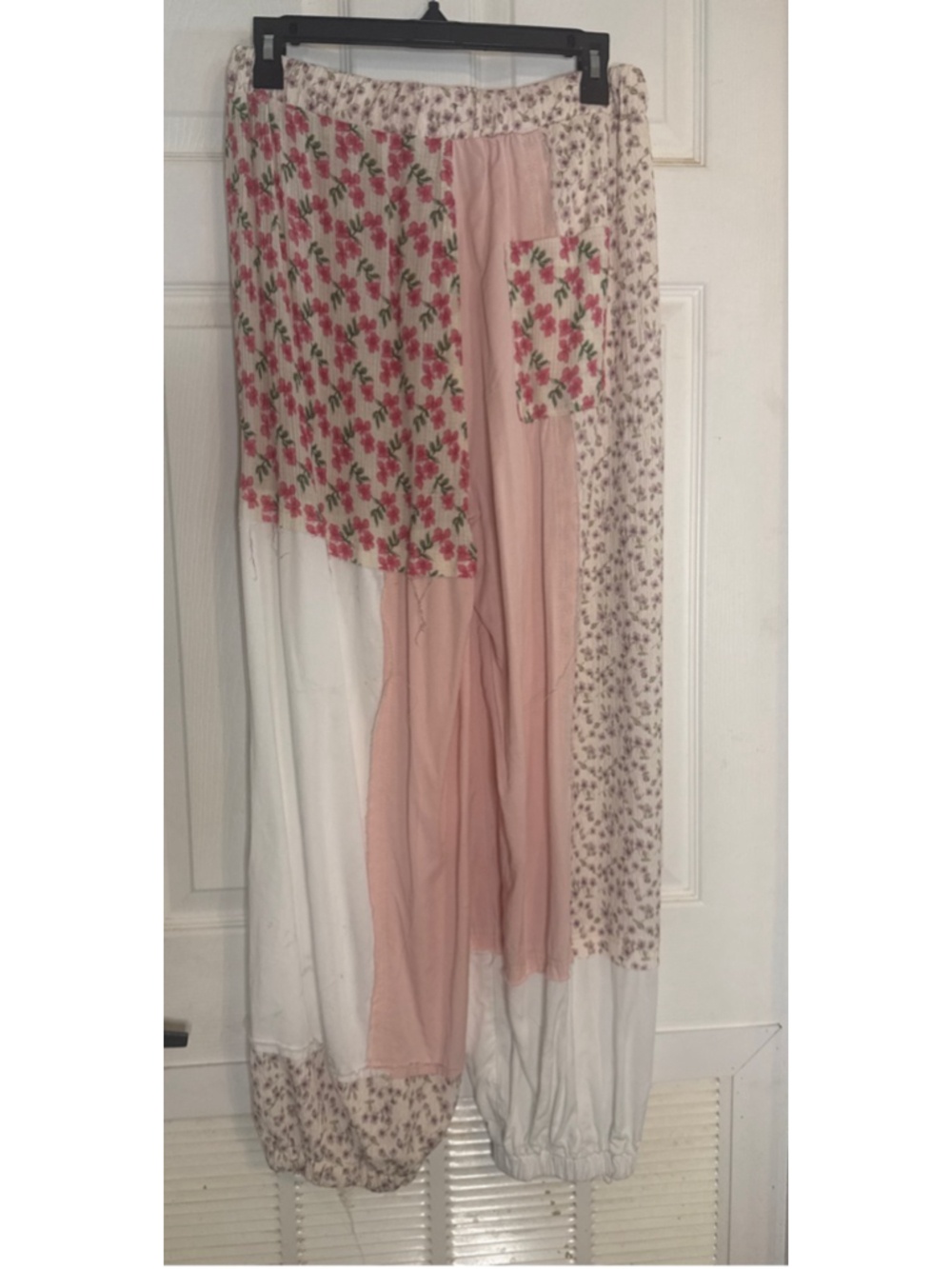 POL Pink Floral Patchwork Harem Pants S - Picture 3 of 6